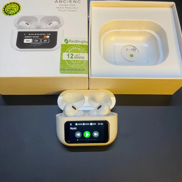 A9 Pro Airpods Anc/enc Touch Screen Wireless Earbuds - Image 3