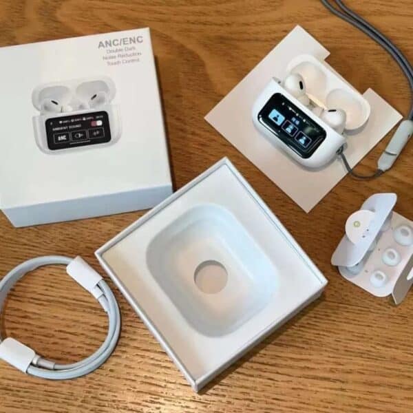 A9 Pro Airpods Anc/enc Touch Screen Wireless Earbuds - Image 4